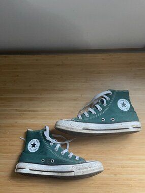 High Top Dark Green Converse